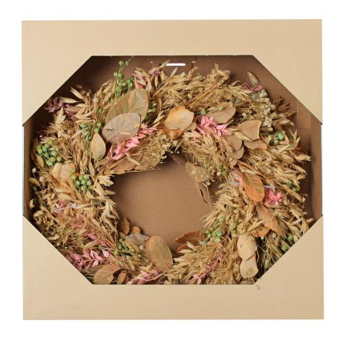 Veniec tráva listy natur 40cm
