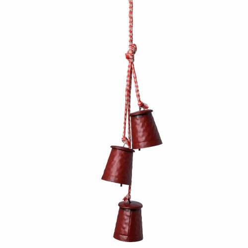 Záves zvonce kov čer.  5*5*40cm - Vianočné dekorácie a ozdoby
