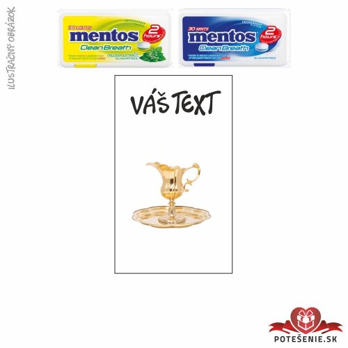 Mentos cukríky na prijímanie/birmovku