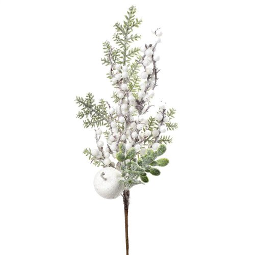 Konár biely 39cm - Umelé kvety