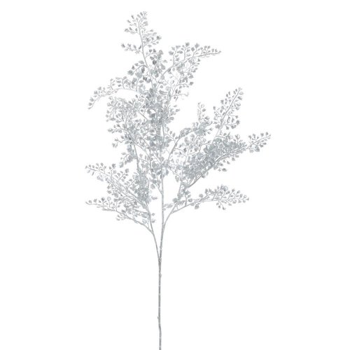 Vian. papraď gliter strieborná 80cm - Umelé kvety