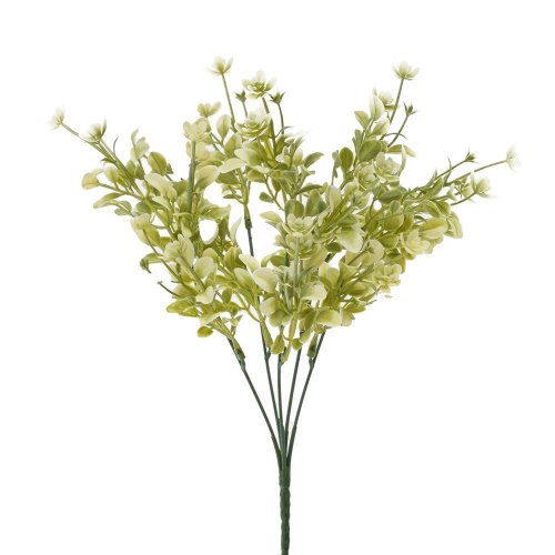 Zeleň kvietky krém, drob. trávy 31cm - Umelé kvety