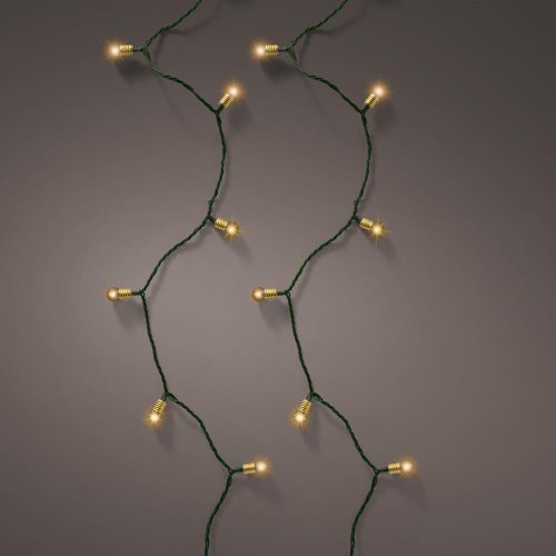 Led 180 ind/timer/8fun/ww/bat 0,3mm/18m - Vianočné osvetlenie