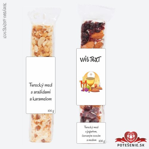 Turecký med na prijímanie/birmovku