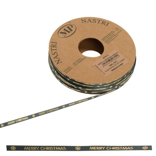 Stuha vian 0,4cm/25m tm zelená 5076 73 - Vianočné dekorácie