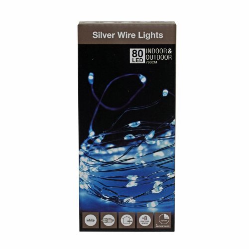 Led80 drôt/elekt./w/ins/out/8funk/ax8716500 - Vianočné osvetlenie