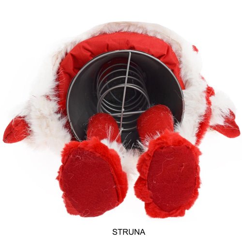 Trol textil 80cm červený