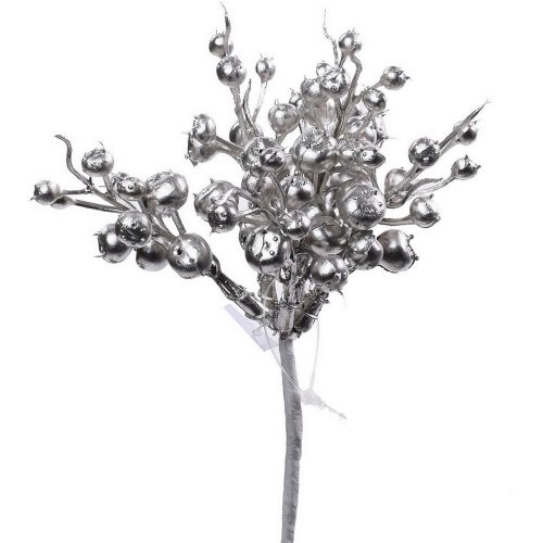 Zápich guličky silver 15cm
