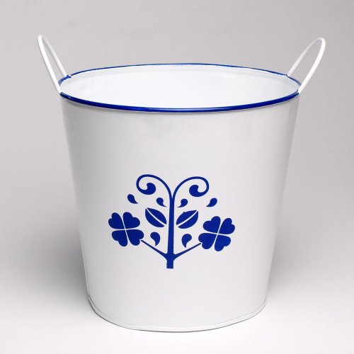 Obal vedro s ušami kov modrotlač 1 v:16,5x18cm super cena