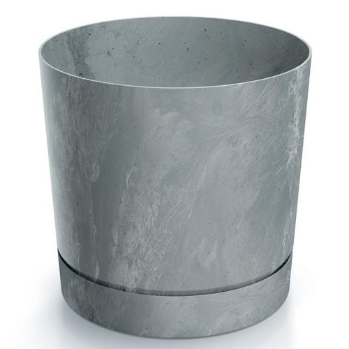 Dpop150e kvetináč tubo p beton šedý 14,8xv14,7cm 1,8l
