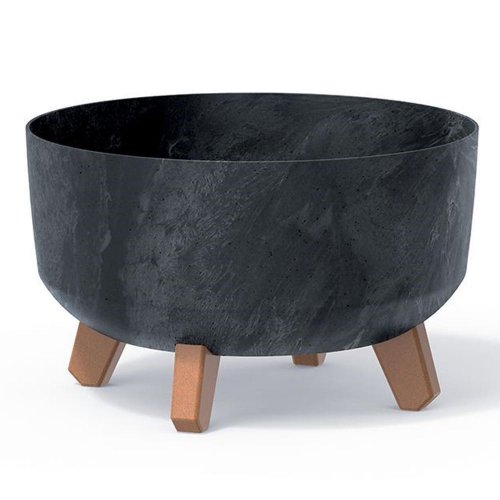 Dgrl400le kvetináč gracia low beton antracit 38xv20,7cm 14,3l