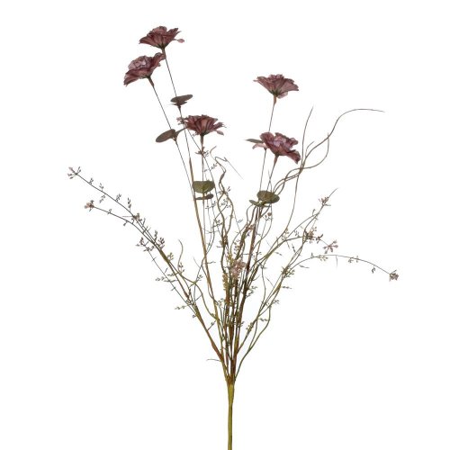Kytica poľné kvety, trávy, čer/zel/hne 57cm