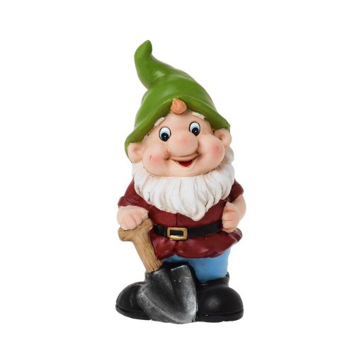 Trpaslík s lopatkou keramika 11,9x11x24,8cm