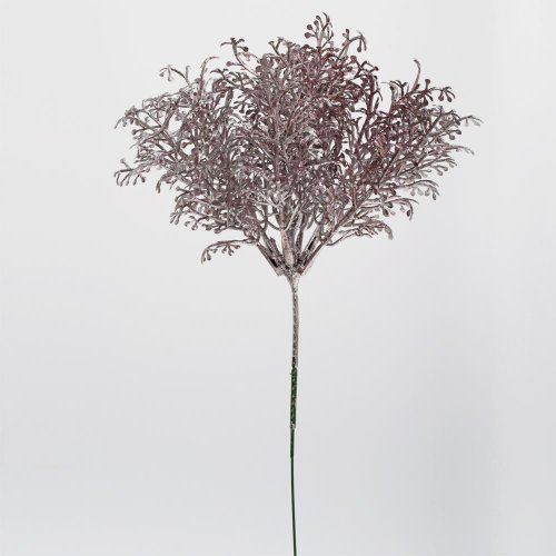 Zápich zeleň drobná fialová 24cm - Umelé kvety