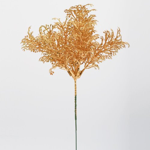 Zápich zeleň drobná zlatá 24cm - Umelé kvety