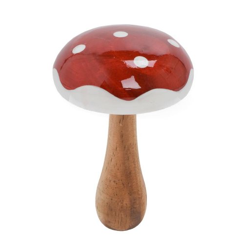 Muchotrávka čer/bie drevo 7,3*7,3*12cm