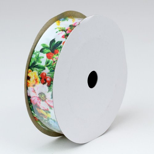 Stuha rypsová kvety 2,5cmx9m super cena