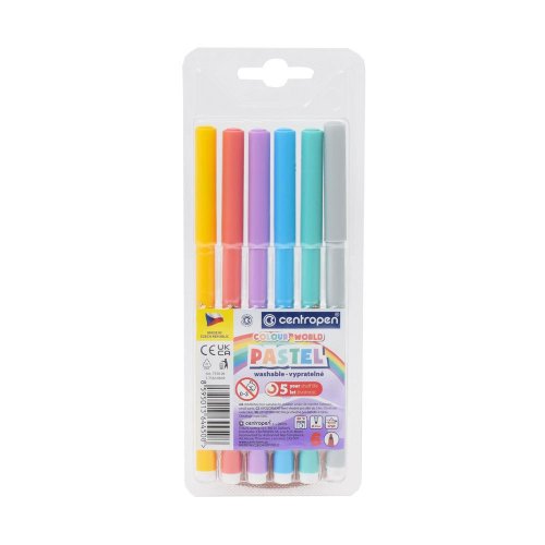 Pevná cena popisovač pastel 7550/6 ks