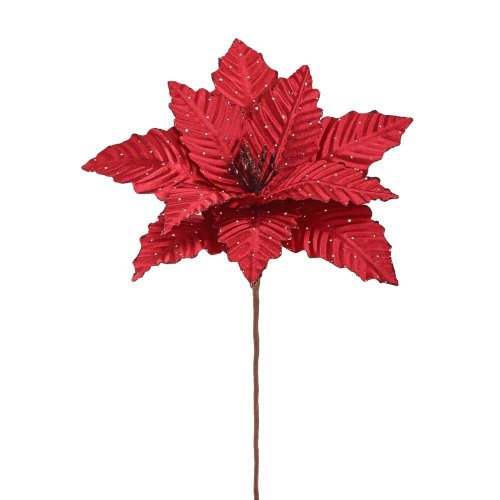 Zápich vianočná ruža bordová 30cm