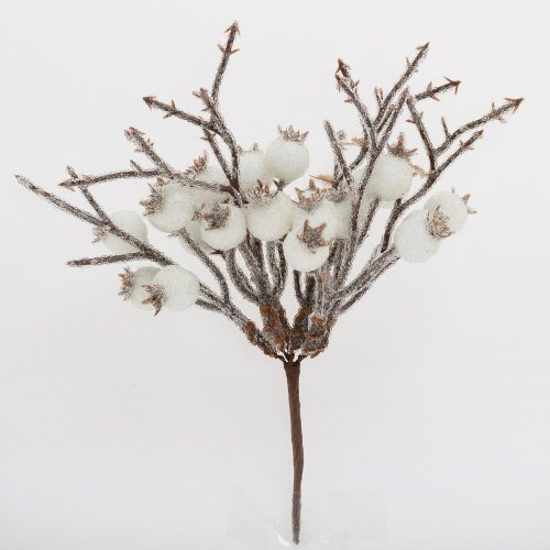 Zápich šípky biele, konárik, ľad. 7cm