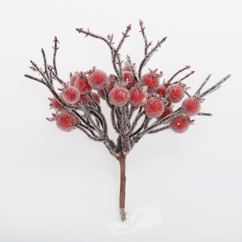 Zápich šípky červené,ľad., konárik 17cm - Umelé kvety