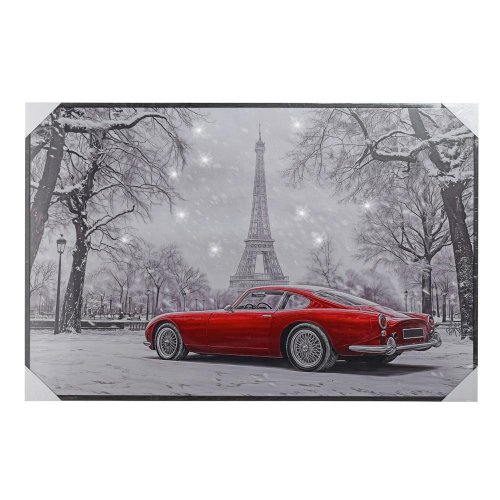 Obraz auto v paríži led 60*90*2,5cm