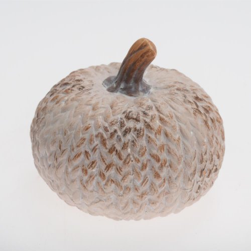 Tekvica bielo-hnedá 13*13*11,5cm