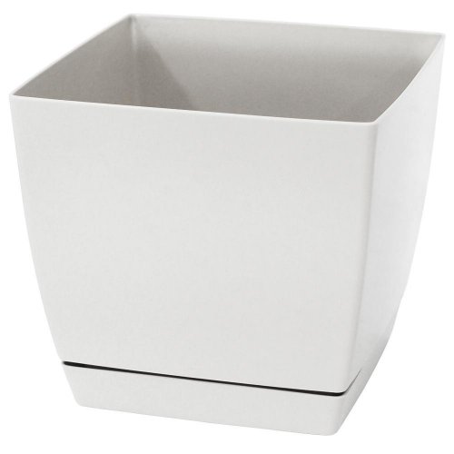 Dukp120 kvetináč coubi biely 12x12xh11cm/1,2l