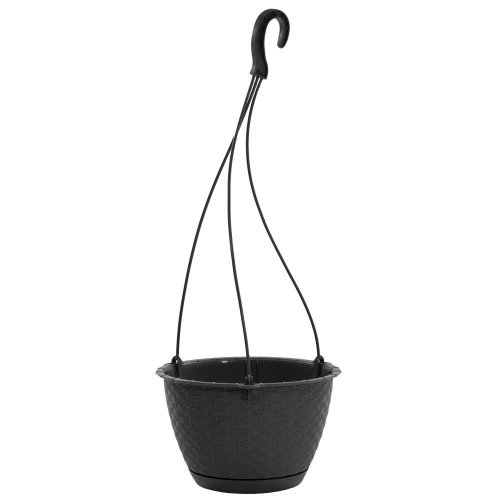 Drlw240 kvetináč+záves ratolla round w antracit 24,3xh16/4,85l