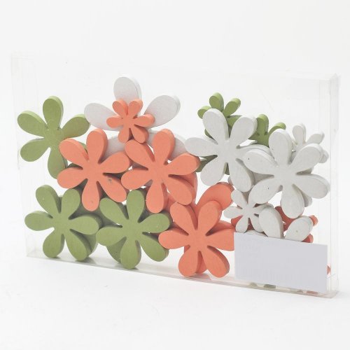 Kvietok drevo mix 17x11x1