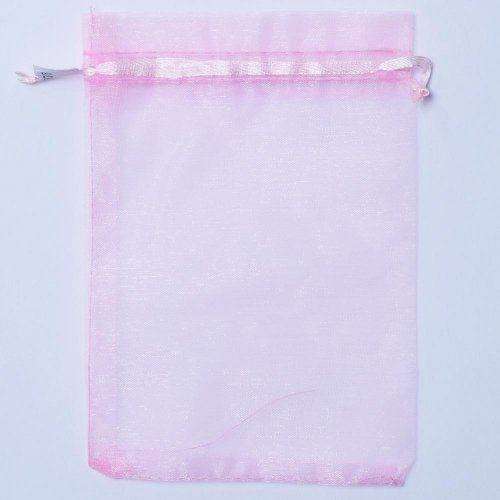 Hy-3406 organz. vrecko bl. ružové 12x17cm