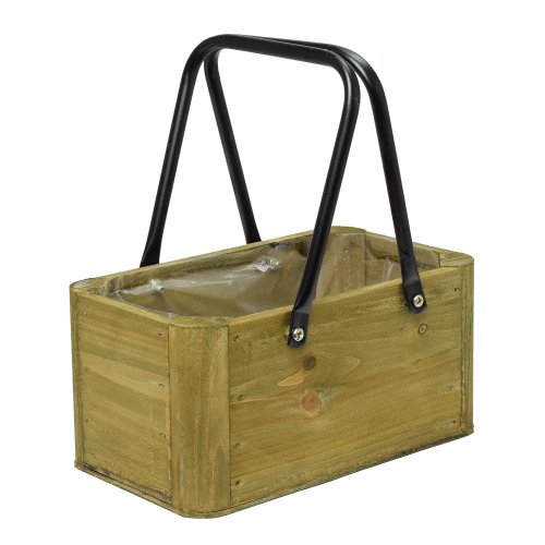 408fl/s debnička s úchytom drevo hnedá s 21x12x10/21,5cm