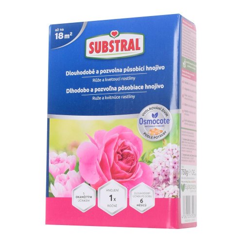 Substral osmocote dlhodobé na ruže a kvit.kvety 750g