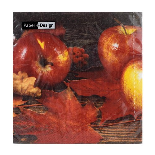 193617 servítky 33x33cm autumn apples