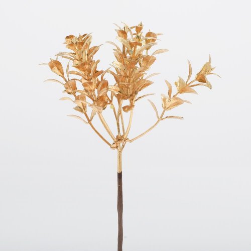 Zápich buxus zlatý 19cm
