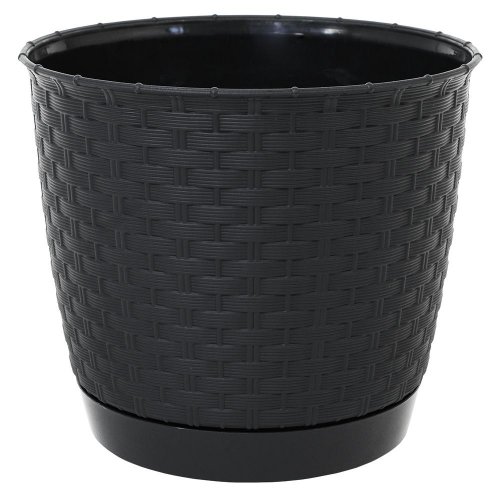 Drlo220 kvetináč ratolla round antracit 22xh19,5cm/4,2l