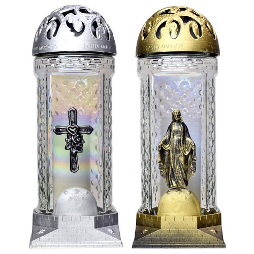 Lucerna avinion midi p.mária,kríž 150gr 10xv31cm