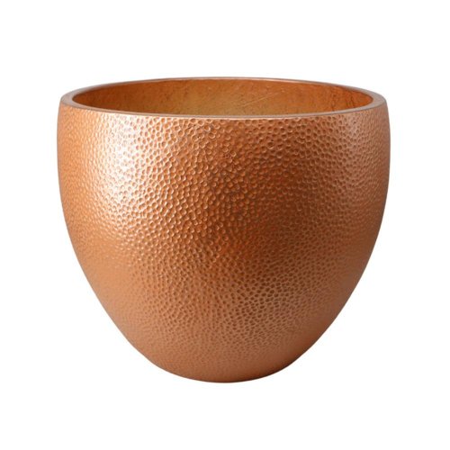 J142 kvetináč +miska belle metal antik bronzová 44x36cm l