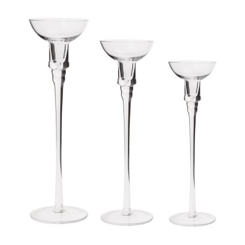 Svietnik sklo  7.5 d7.5 h20 s/3