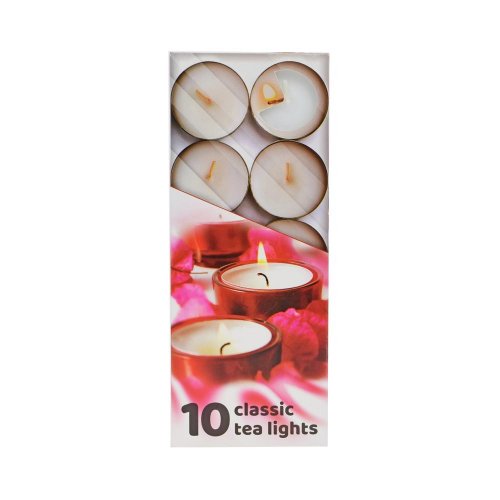 Iluminačné sviečky čajové 10ks