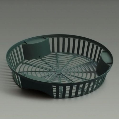 Ikcs265 onion ii košík na cibule tm.zelený 26,5xh5,6cm