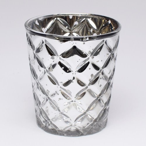 Svietnik za135611 v9,5x8,5x8,5cm/stieborný - Veľkonočné ozdoby