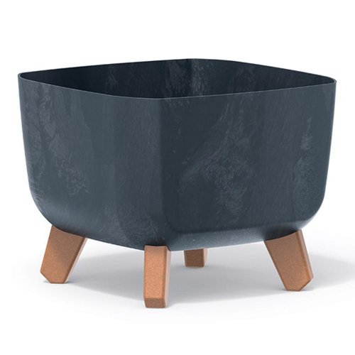 Dgql300e kvetináč gracia sq.na hohách beton antracit 29xh22cm