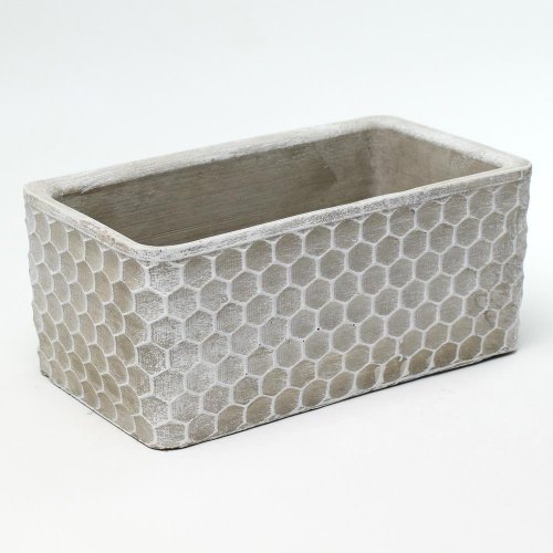 Obal obdĺžnik cement šedý 20x11x8.8cm
