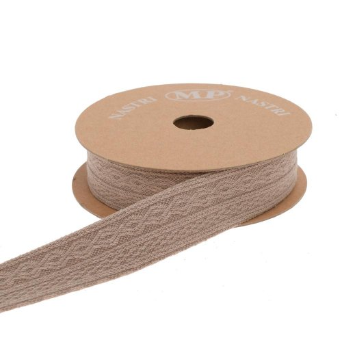 Stuha pleten. sivá 2,5cm/6m 4702 52