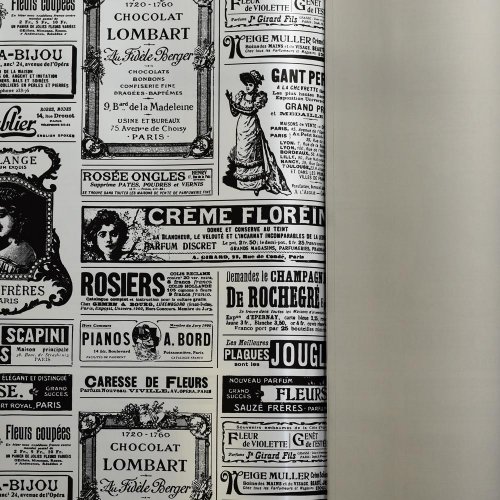 Fólia bal.papier s/20 bledo šed.+noviny 58*58cm