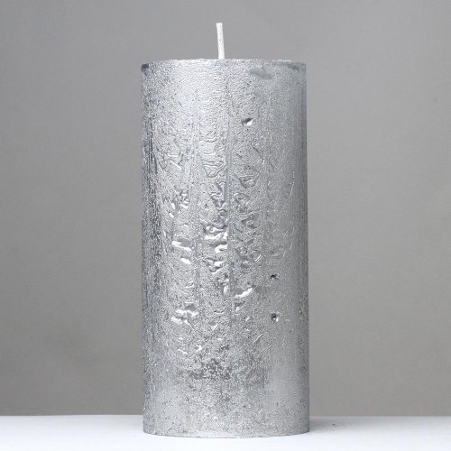 Rustic gliter val.70x150 strieborný