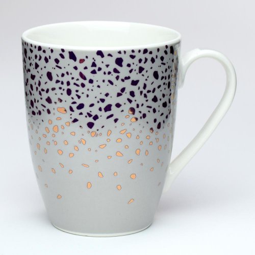 Šálka spots grey 340ml