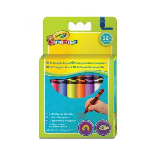 Voskovky trojhranné 16ks