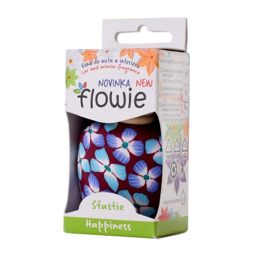 Pevnácenavôňa do auta flowie šťastie